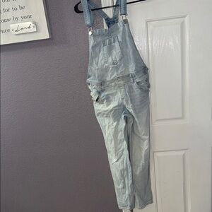 Guess Light Blue Denim Overalls - Women's Jeans Overalls